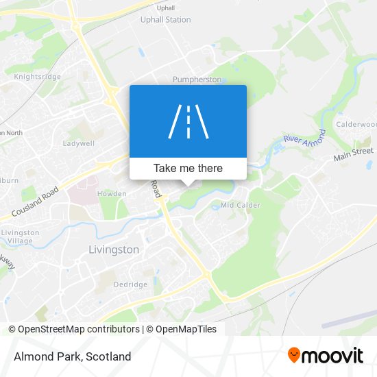 Almond Park map