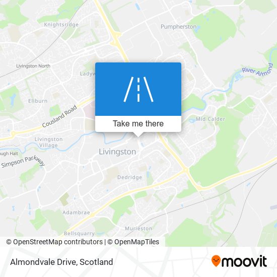 Almondvale Drive map