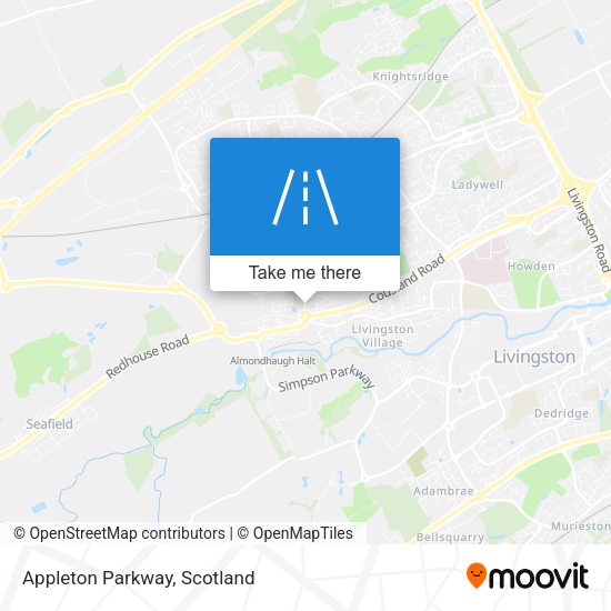 Appleton Parkway map