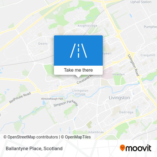 Ballantyne Place map