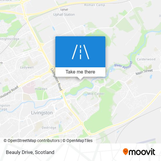 Beauly Drive map