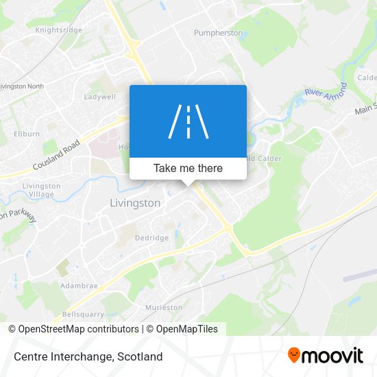 Centre Interchange map