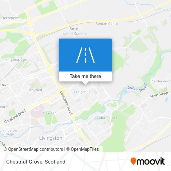 Chestnut Grove map