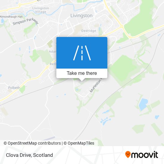 Clova Drive map