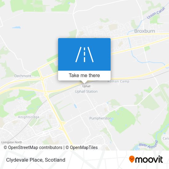 Clydevale Place map