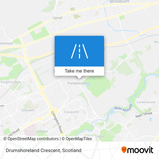 Drumshoreland Crescent map
