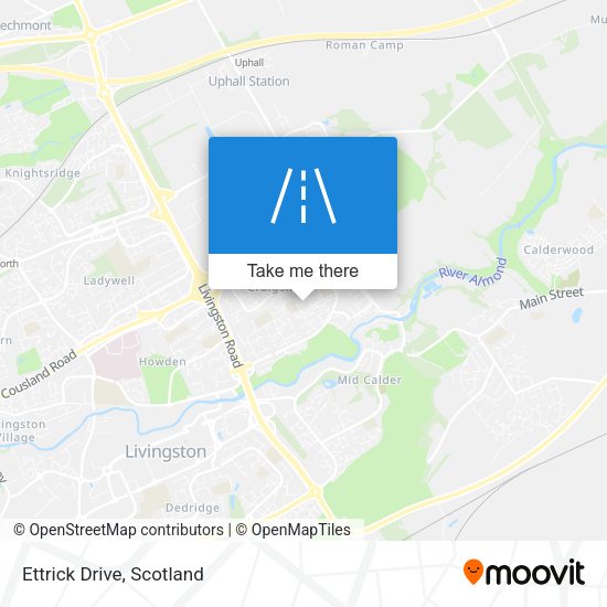 Ettrick Drive map