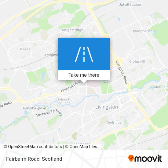 Fairbairn Road map