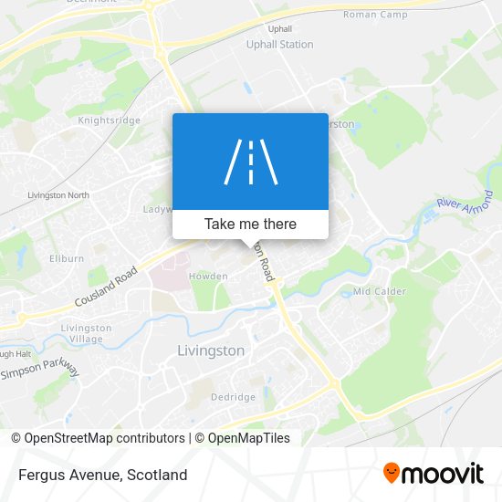 Fergus Avenue map