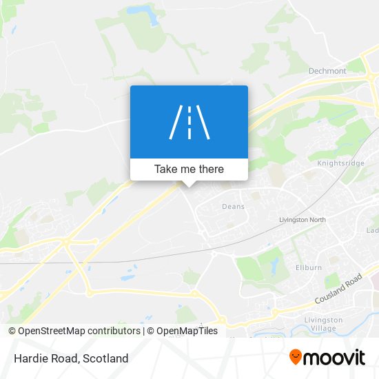 Hardie Road map