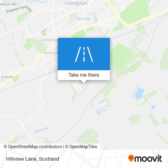 Hillview Lane map
