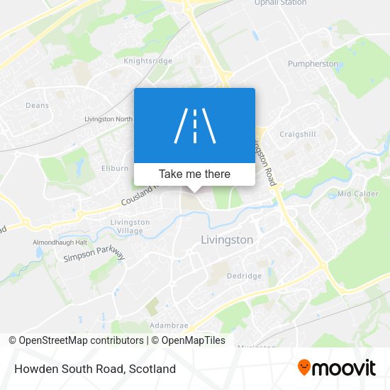 Howden South Road map