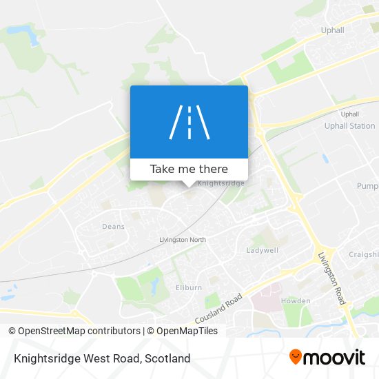 Knightsridge West Road map