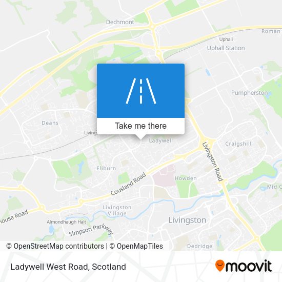 Ladywell West Road map