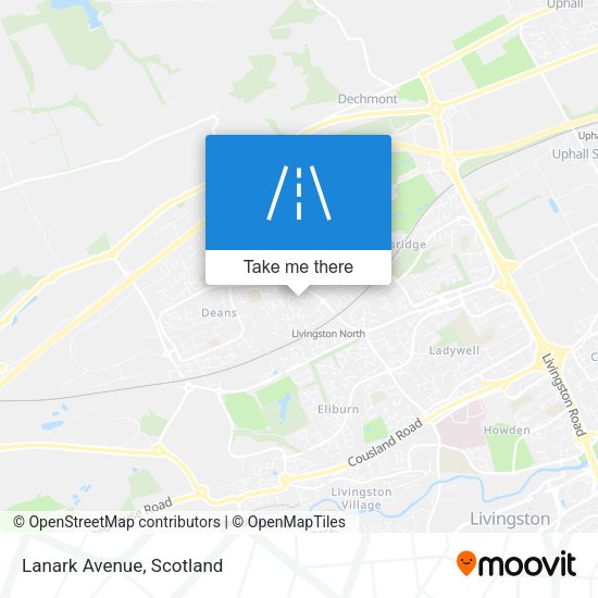 Lanark Avenue map