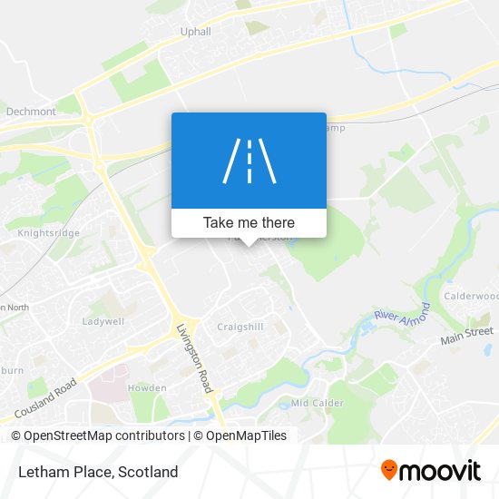 Letham Place map