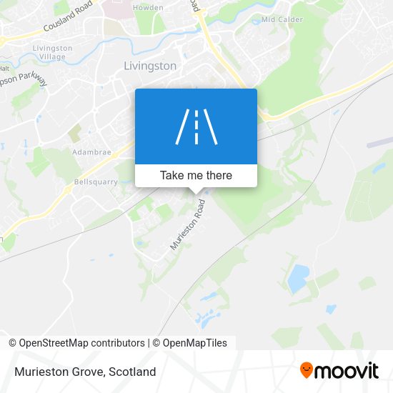 Murieston Grove map