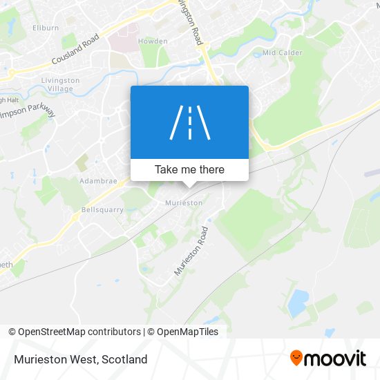 Murieston West map