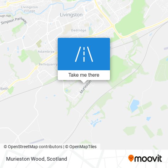 Murieston Wood map