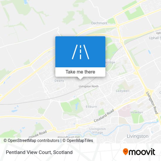 Pentland View Court map