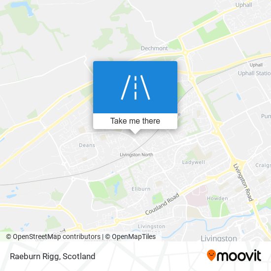 Raeburn Rigg map