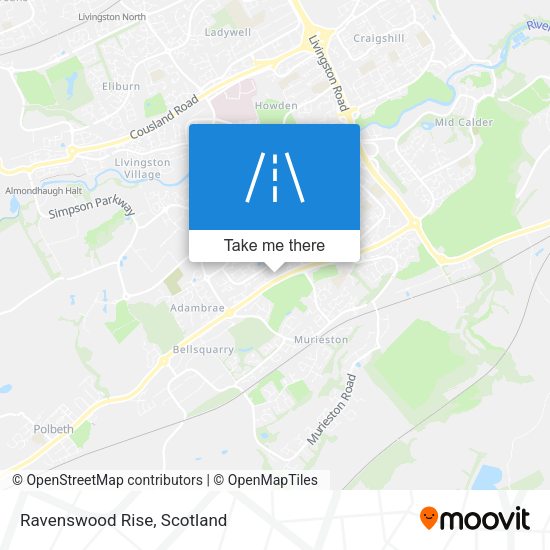 Ravenswood Rise map