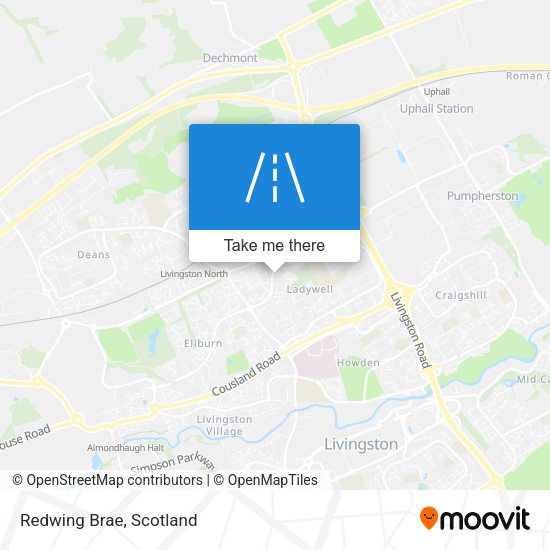 Redwing Brae map