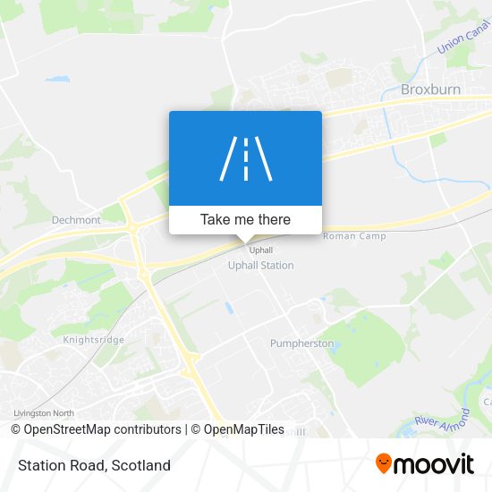 Station Road map