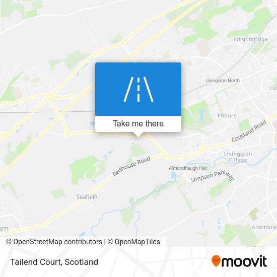 Tailend Court map