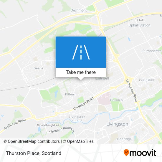 Thurston Place map