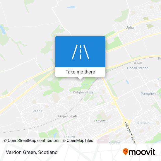 Vardon Green map