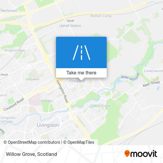 Willow Grove map