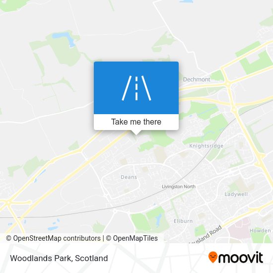 Woodlands Park map
