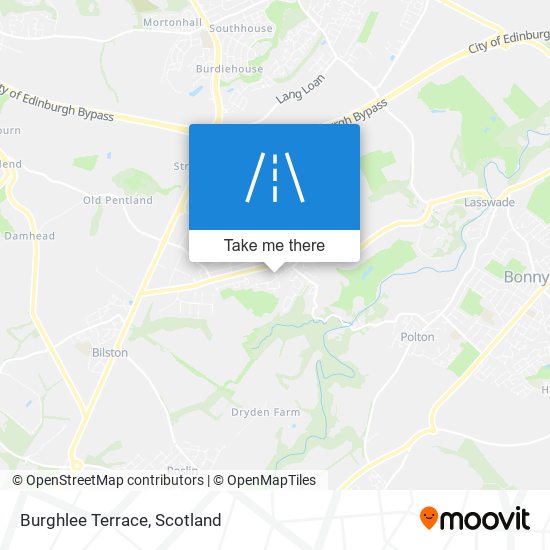 Burghlee Terrace map