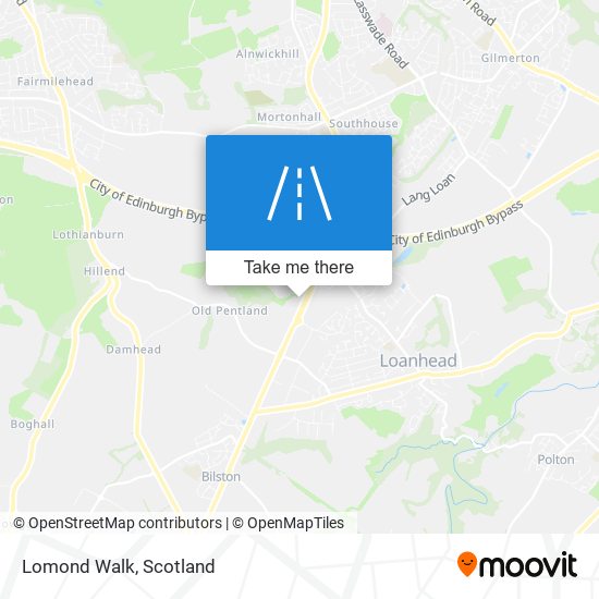 Lomond Walk map