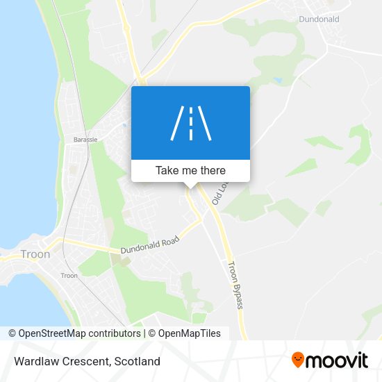Wardlaw Crescent map