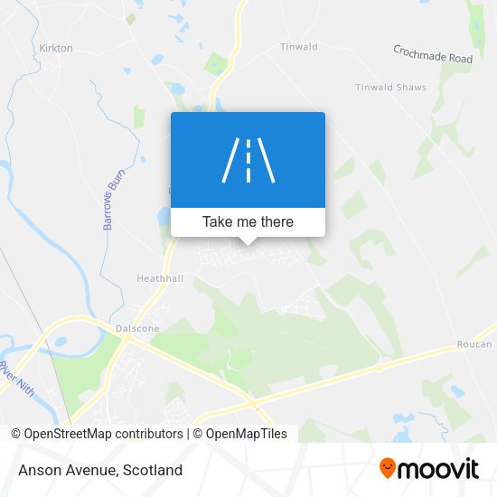 Anson Avenue map