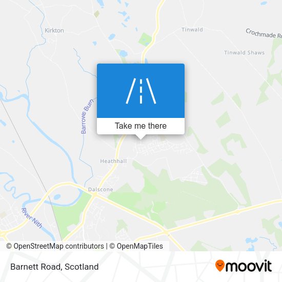 Barnett Road map