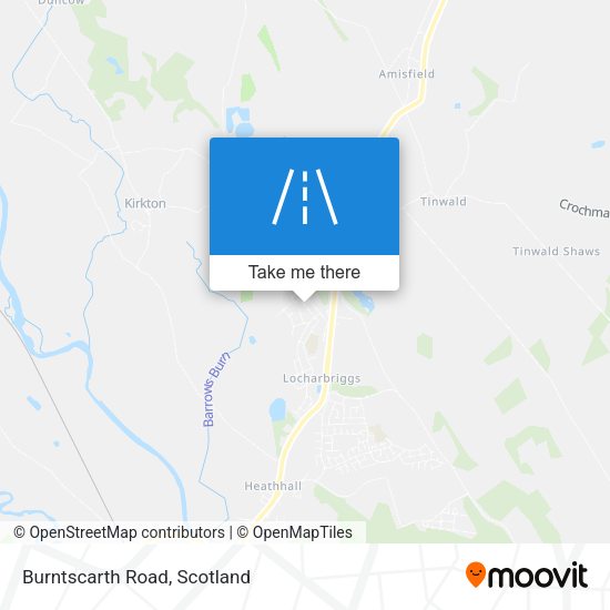 Burntscarth Road map