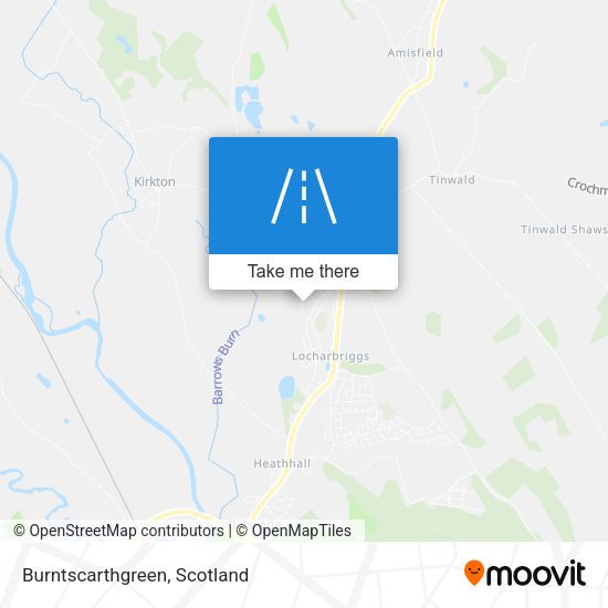 Burntscarthgreen map