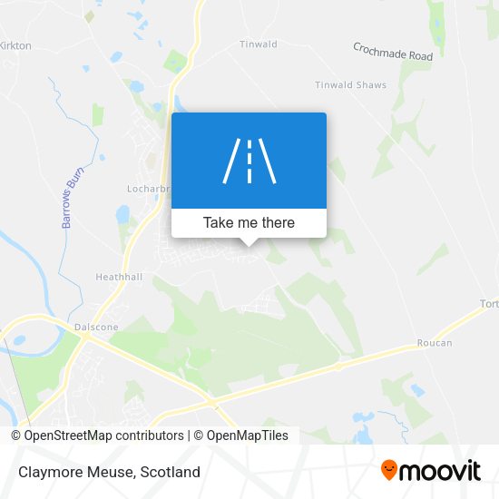 Claymore Meuse map
