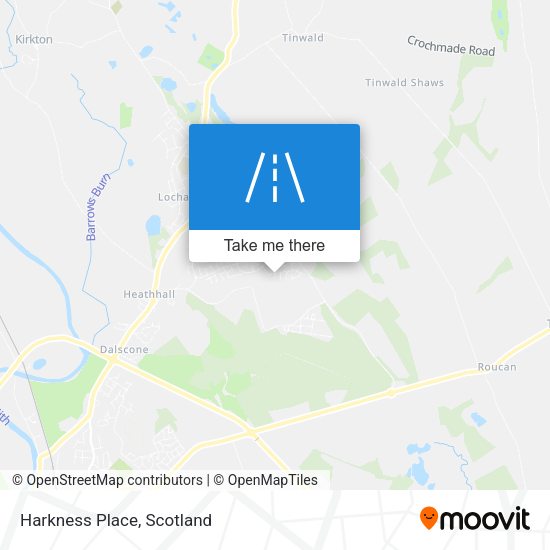 Harkness Place map