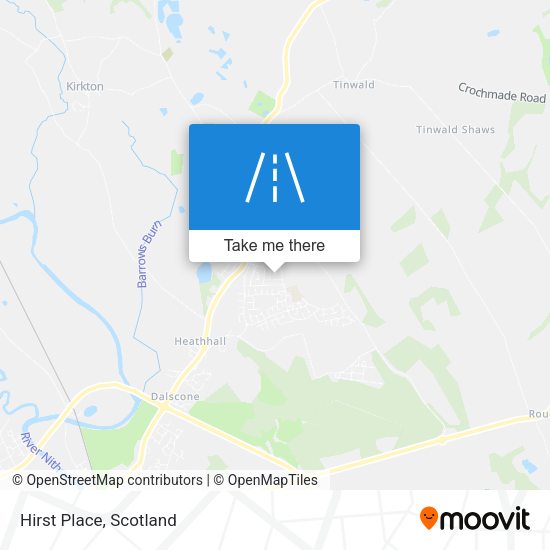 Hirst Place map