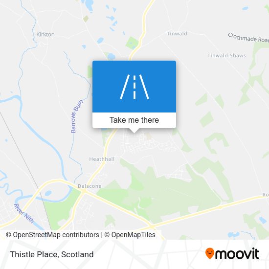 Thistle Place map