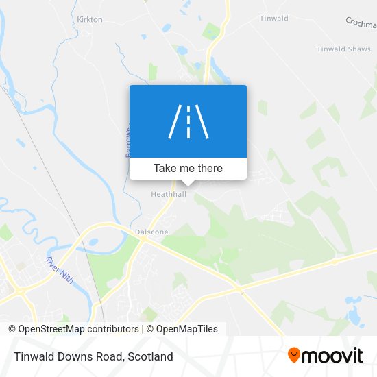 Tinwald Downs Road map