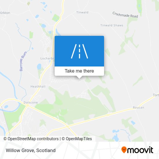 Willow Grove map