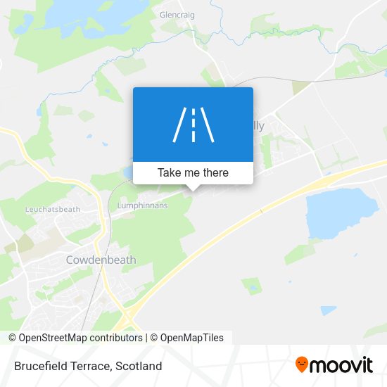 Brucefield Terrace map