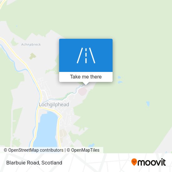 Blarbuie Road map