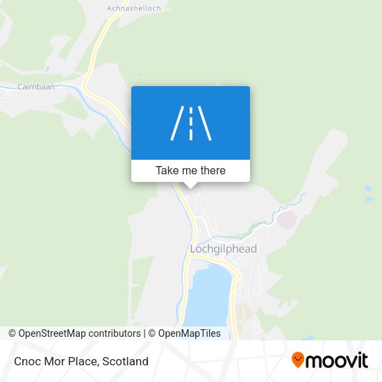 Cnoc Mor Place map