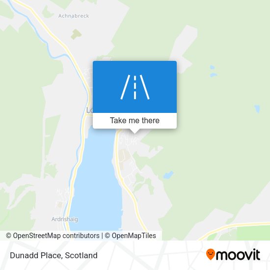 Dunadd Place map